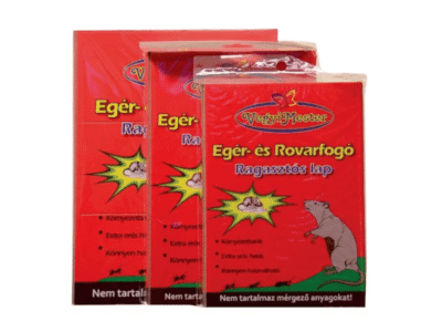 Ragasztós egér és rovarfogó lap