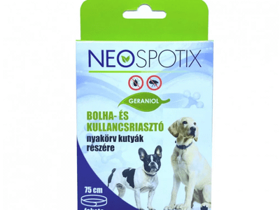Neospotix bolha- és kullancsriasztó nyakörv kutyáknak 75 cm
