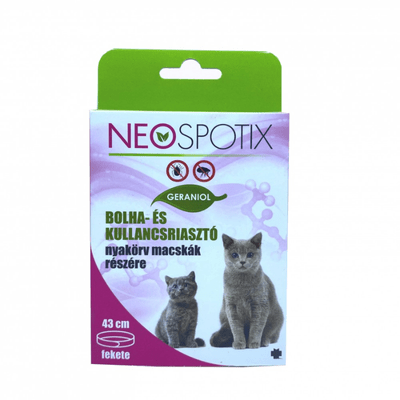 Neospotix bolha- és kullancsriasztó nyakörv macskáknak 43 cm